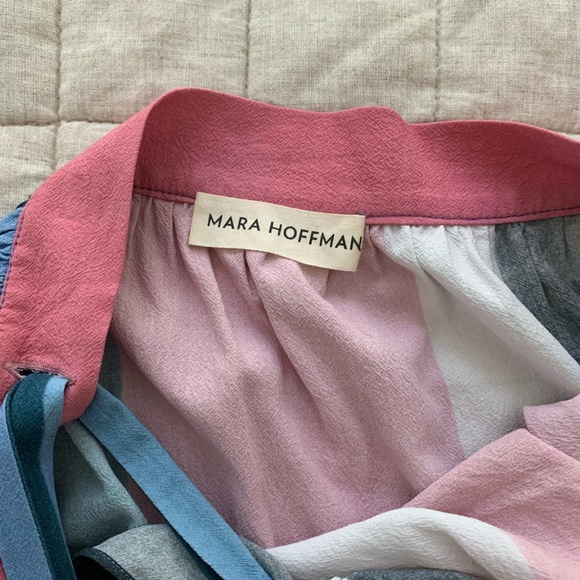 SOLD Mara Hoffman Striped Wrap Skirt - Picture 6 of 6